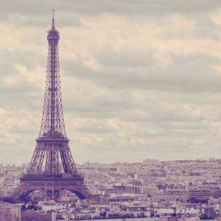 Eiffel Tower vintage wallpaper