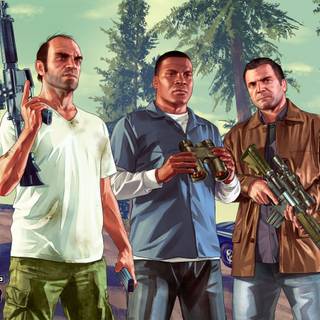 GTA V characters wallpaper