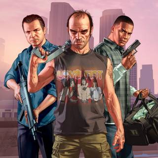 GTA V characters wallpaper