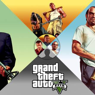 GTA V characters wallpaper