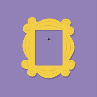 Friends door frame wallpaper