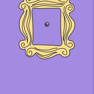 Friends door frame wallpaper