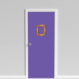 Friends door frame wallpaper