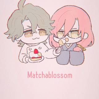 MatchaBlossom wallpaper
