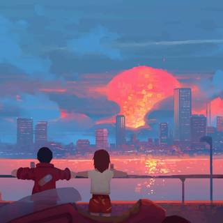 Two people wallpaper