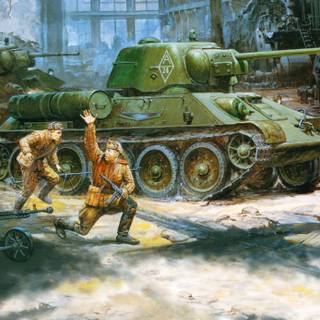 T-34 tank wallpaper