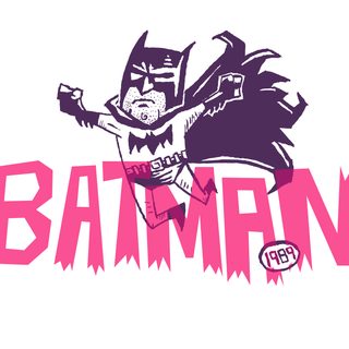 Pink Batman wallpaper