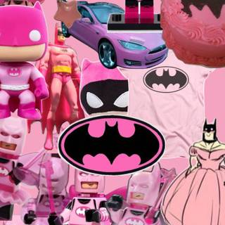 Pink Batman wallpaper