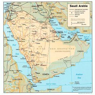 Saudi Arabia map wallpaper