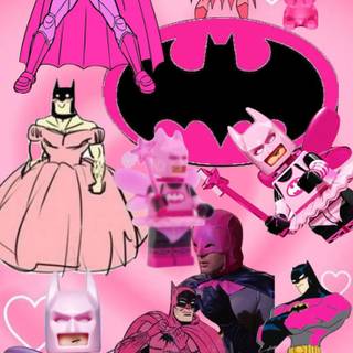 Pink Batman wallpaper