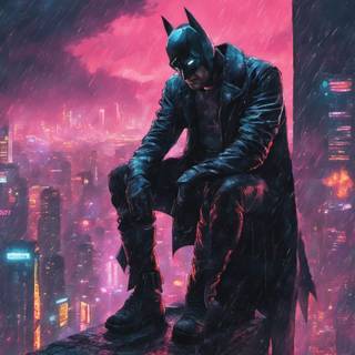 Pink Batman wallpaper