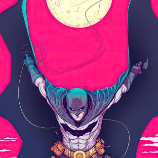 Pink Batman wallpaper