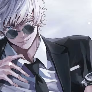 Gojo with glasses wallpaper