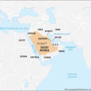 Saudi Arabia map wallpaper