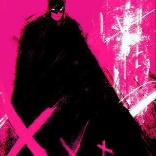 Pink Batman wallpaper