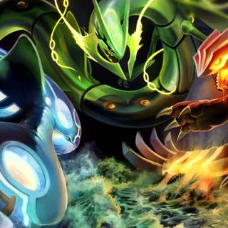 Pokémon trio wallpaper