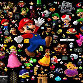 Super Mario desktop wallpaper