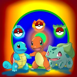 Pokémon trio wallpaper