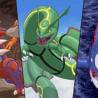 Pokémon trio wallpaper