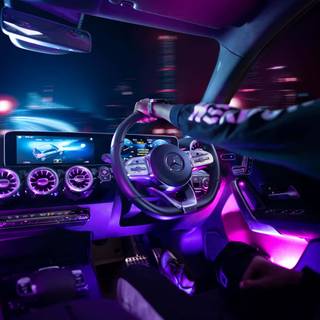 Inside the car wallpaper