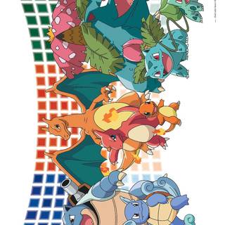 Pokémon trio wallpaper