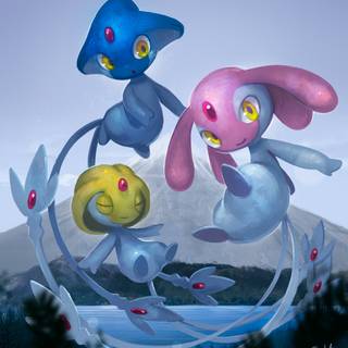 Pokémon trio wallpaper