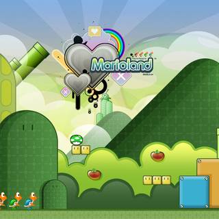 Super Mario desktop wallpaper