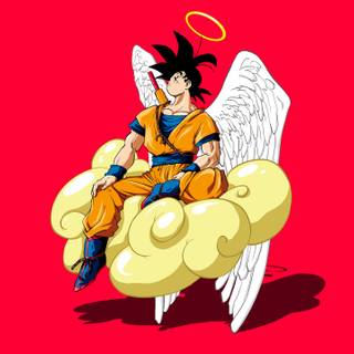 Dragon Ball red wallpaper