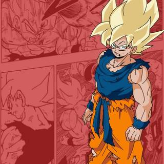 Dragon Ball red wallpaper