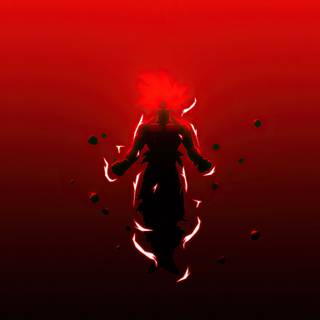 Dragon Ball red wallpaper