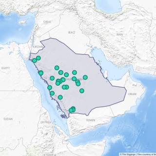 Saudi Arabia map wallpaper