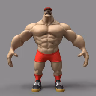 Buff people wallpaper