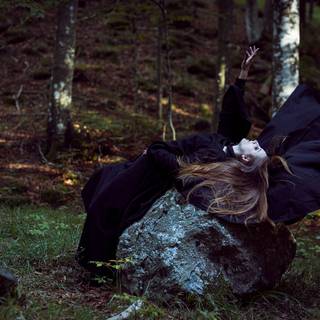 Forest witch wallpaper