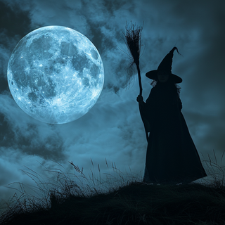 Forest witch wallpaper