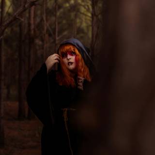 Forest witch wallpaper