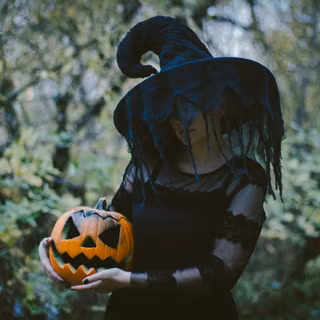 Forest witch wallpaper