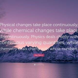 Physical change wallpaper