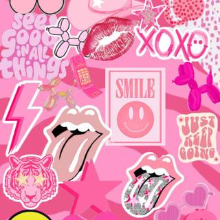 Smile preppy wallpaper