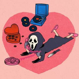 Ghost face cute wallpaper