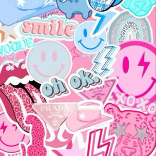 Smile preppy wallpaper