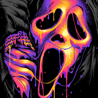 Ghost face cute wallpaper