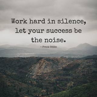 Work in silence wallpaper