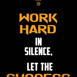 Work in silence wallpaper
