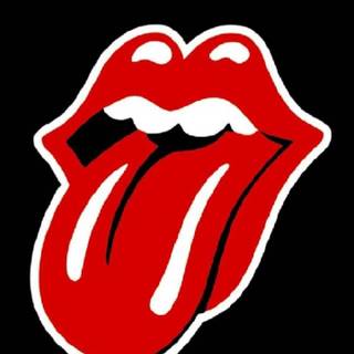 The Rolling Stones tongue and lips logo poster wallpaper
