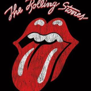 The Rolling Stones tongue and lips logo poster wallpaper