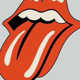 The Rolling Stones tongue and lips logo poster wallpaper