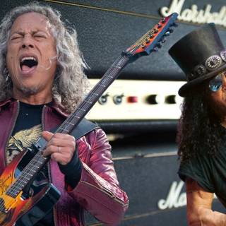 Kirk Hammett computer wallpaper