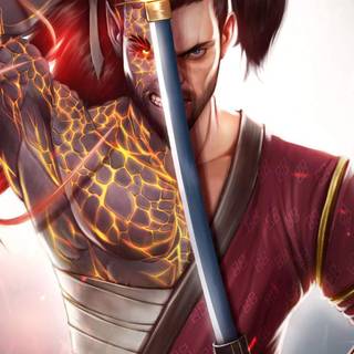 Warrior iPhone wallpaper