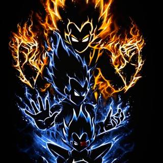 Vegeta PS5 wallpaper