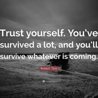 Trust yourself wallpaper